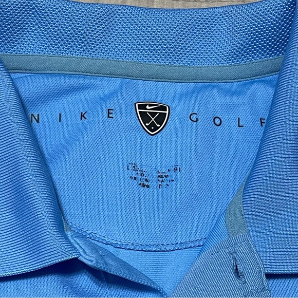 Nike Golf Men’s Short Sleeve Blue Polo Shirt Bay Oaks Country Club Size XXL - Picture 2 of 11